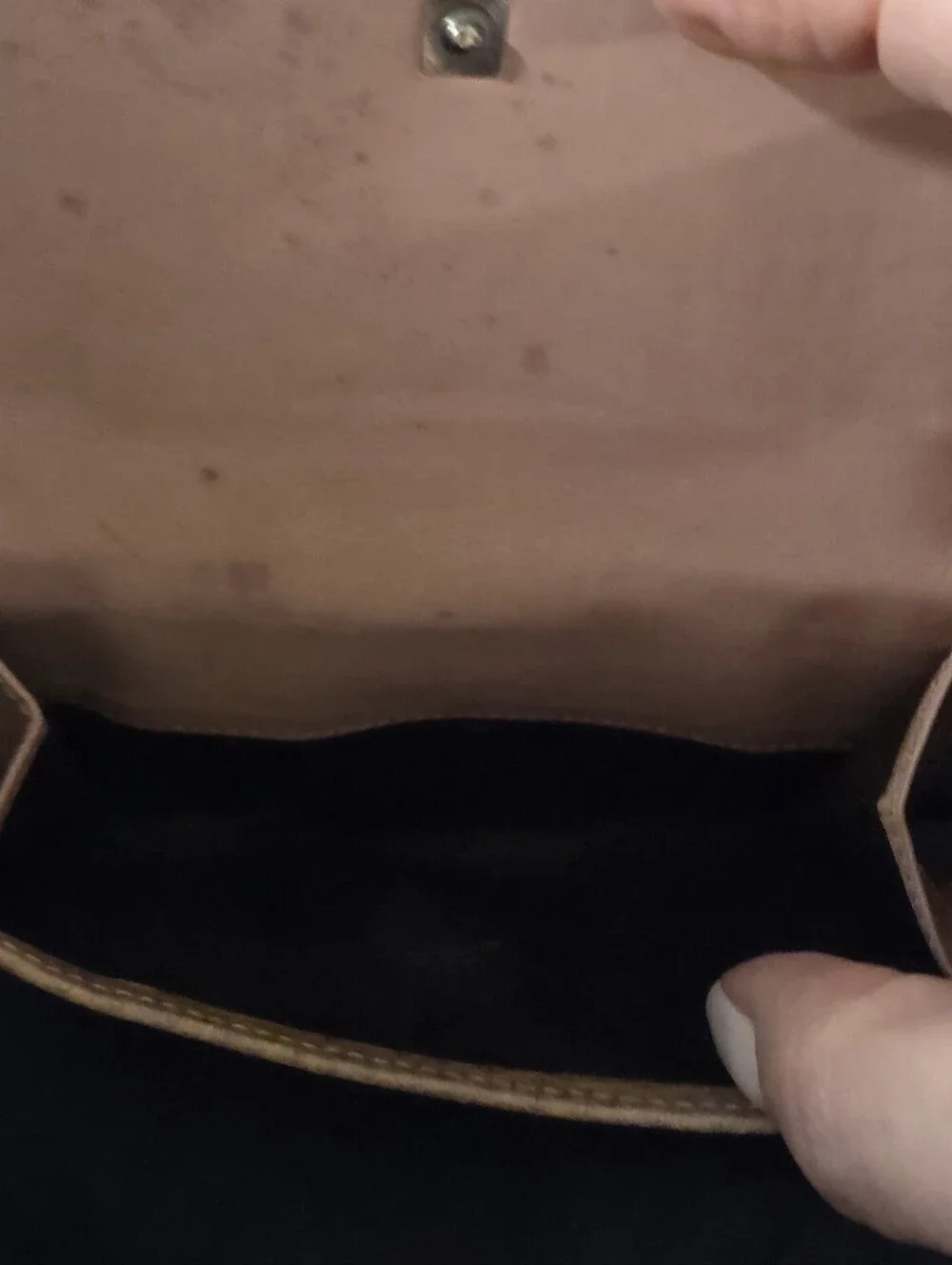Gucci Marmont Beige and Pink Textured Leather Trifold - Picture 7 of 16